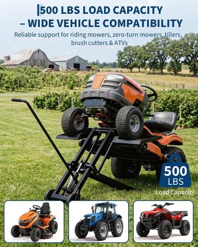 For ride lawn mower - on,